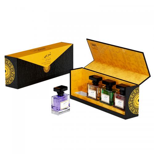 Cardboard Paper perfume box luxury Gift packaging perfume box black box for perfume